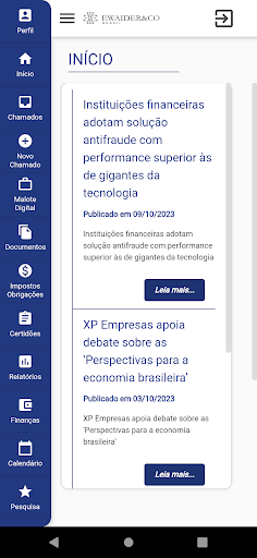 Android application Ewaider&Co screenshort