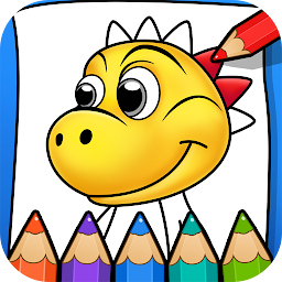 Icon image Dino Coloring & Drawing Book