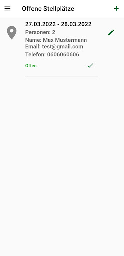 Stellplatzverwaltung