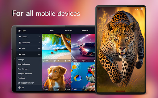 Screenshot of 7Fon - Wallpapers 4K (PRO)