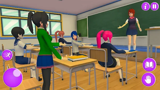 Anime teacher Life School Game