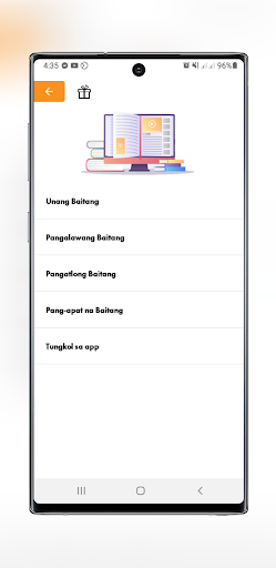 Android application Aralin sa Bagong Muslim screenshort