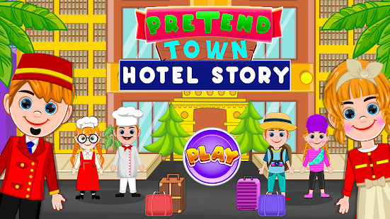 Pretend Town Hotel Story 1.0 screenshots 4