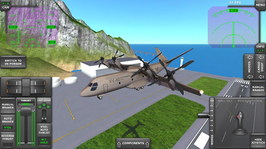 Turboprop Flight Simulator 3D Mod Apk For Android (Money) V.1.29 Gallery 3
