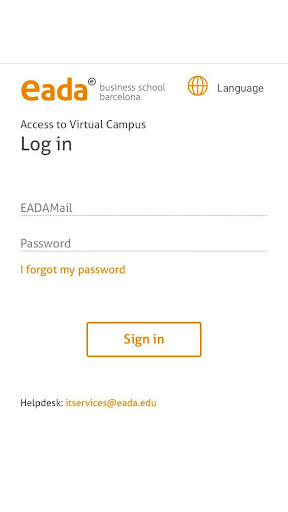 Android application EADA My Campus screenshort