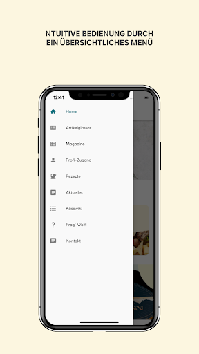 Android application Kaeselager.de screenshort