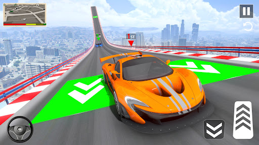 لعبه Crazy Car Stunt: Car Games apk مهكر3