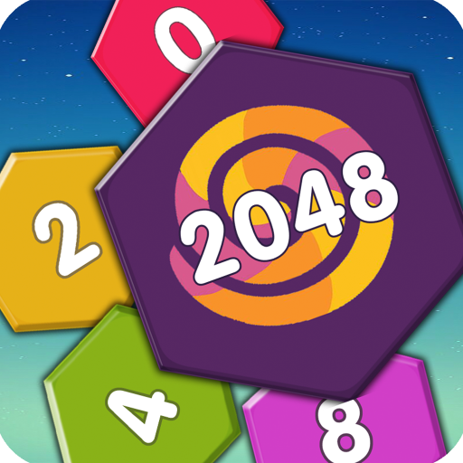 2048 Merge - Hexagon Match logo