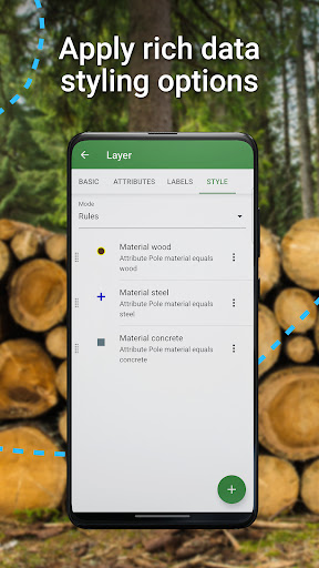 Screenshot of Locus GIS Offline Land Survey
