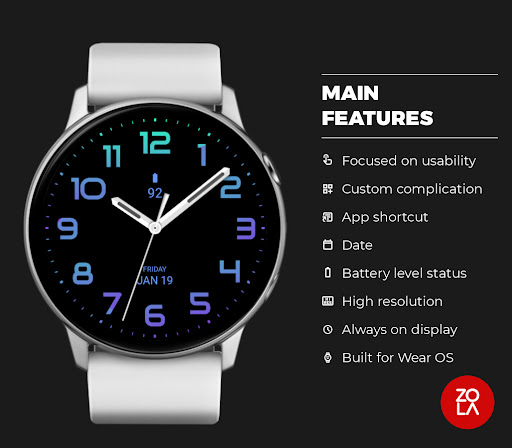 Ocean Analog Watch Face Screen 2