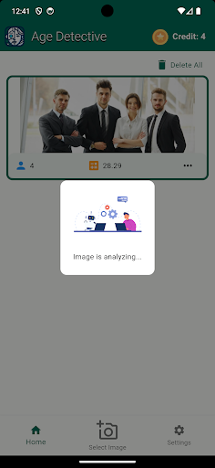 Android application AgeDetective screenshort