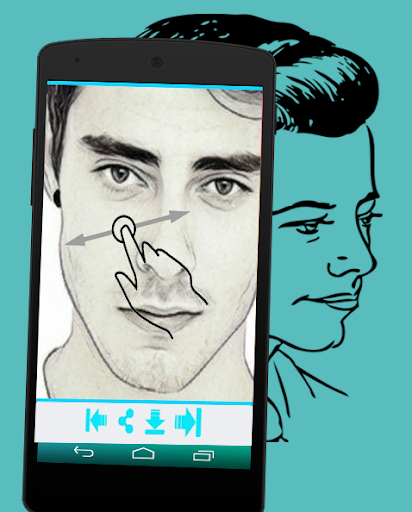 Android application Hairstyle for men 2017 screenshort