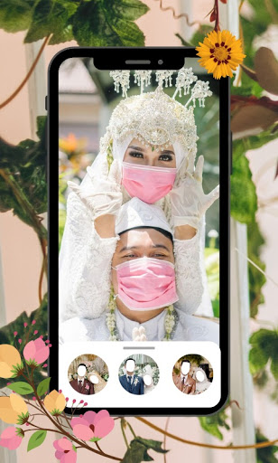 Android application Modern Hijab Wedding Couple screenshort
