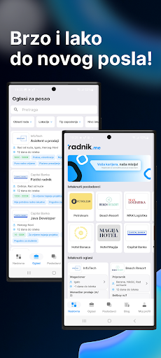 Android application radnik.me - Oglasi za posao screenshort