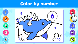 Game screenshot Coloring for Kids: By Number hack