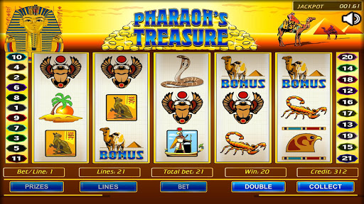 Android application Pharaoh's Treasure screenshort