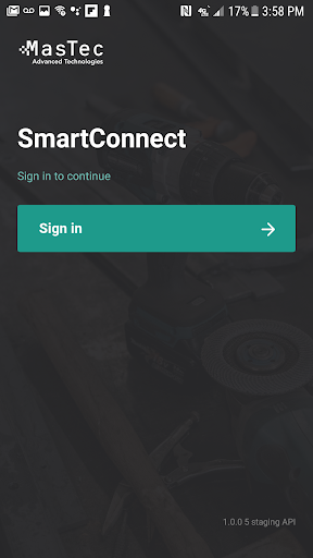Android application MasTec SmartConnect screenshort