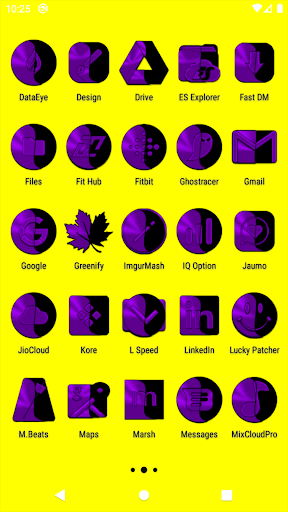 Wicked Purple Icon Pack Screen 3