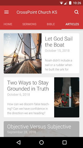 Screenshot of CrossPoint Church KS