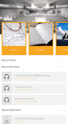 Android application Lansing Bible Church screenshort