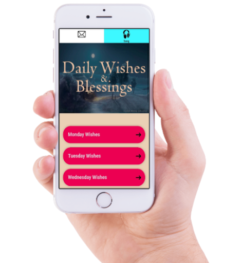Daily Wishes & Blessings Screenshot 1 - AppWisp.com