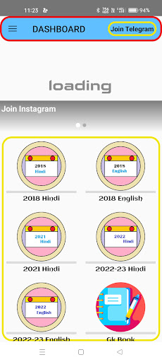 Android application SSC GD Previous Year Papers screenshort