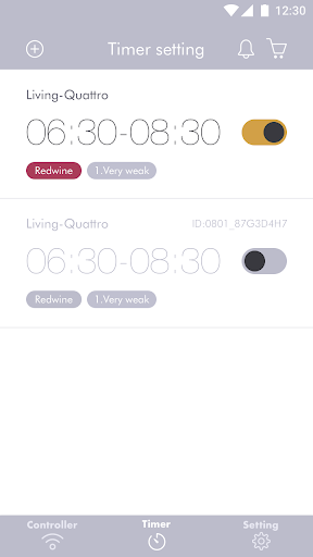 Scentee Machina App Screen 3