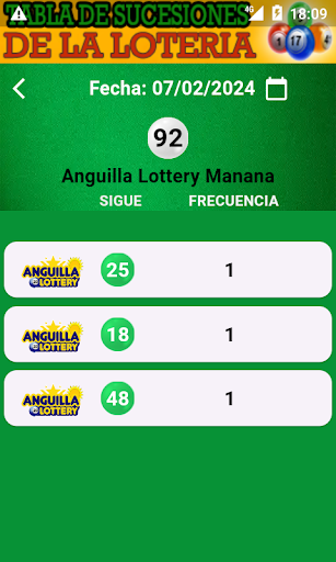 Tabla de Sucesiones de Loteria Screen 3