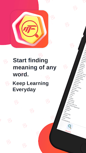 Android application Word Meaning, Translate, Quiz screenshort