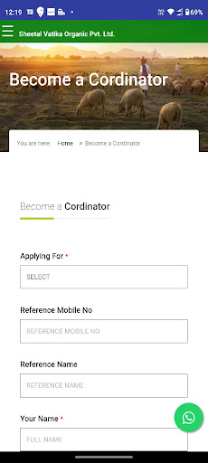 Android application Sheetal Vatika Organic screenshort