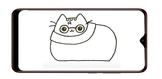 Como desenhar um gato fofo