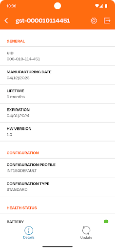Globalstar Realm App Screen 3