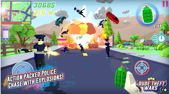 تحميل لعبة Dude Theft Wars مهكرة 2023 1