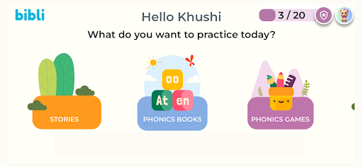 Android application Learn English - Bibli Kids screenshort