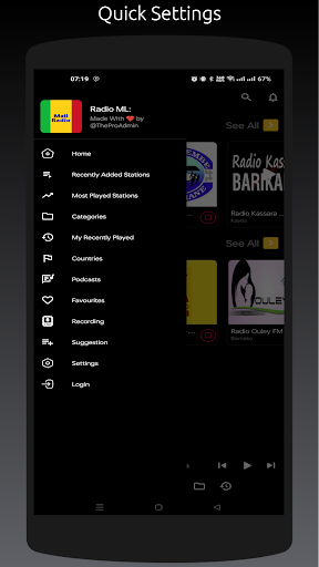Android application Radio ML: All Mali Stations screenshort