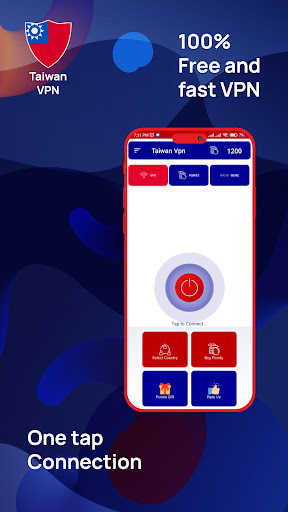 Android application Taiwan VPN Get Taiwan IP Proxy screenshort