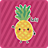 Cute Pineapple Wallpaper icon