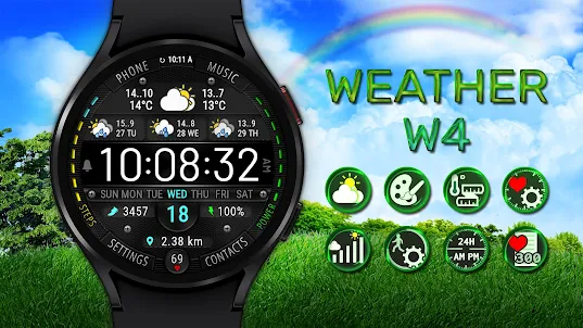 Weather watch face W4
