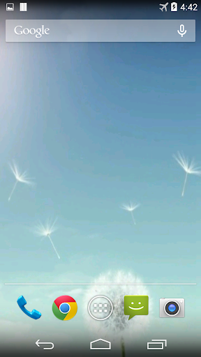 Dandelion Video Live Wallpaper Screen 3