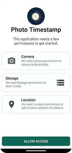 Timestamp Camera Screen 2