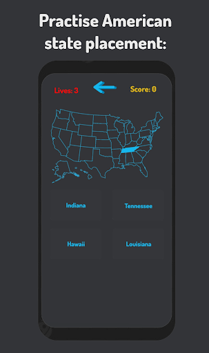 GeoRiddle - USA Geography Quiz Screen 3