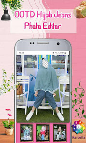 OOTD Hijab jeans Photo Editor 1.0 APK + Mod (Unlimited money) untuk android