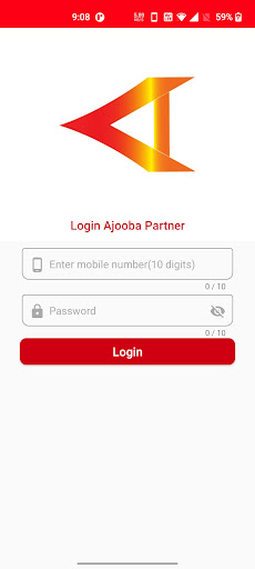 Android application AjoobaShop Delivery Partner screenshort