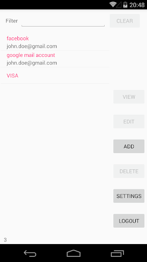 TotalPasswords Screen 3