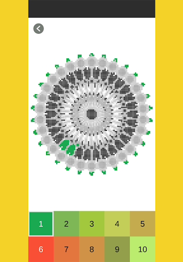 Mandala Color Number Pixel Art Screen 2