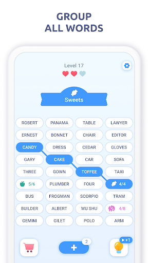 Associations - Word Games Screen 2