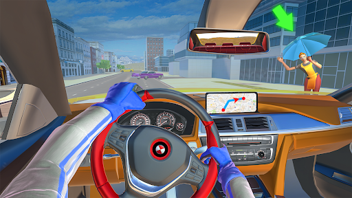 Real Taxi Driving : Grand City Screen 2