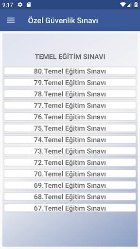 Özel Güvenlik Sınavı Soruları Screen 2