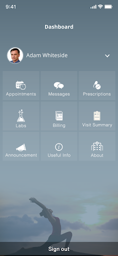 Android application Health Moves screenshort