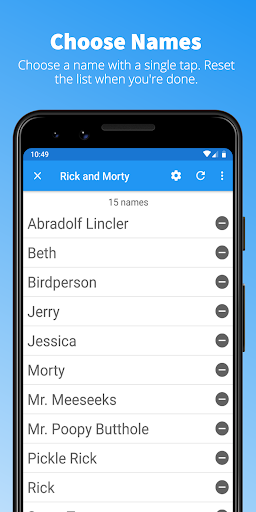Random Name Picker Screen 2